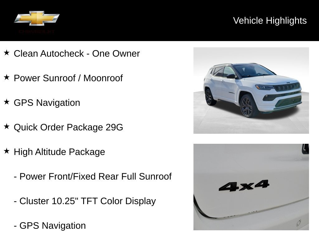 Used 2025 Jeep Compass Limited w/ High Altitude Package AWD/4WD image 18