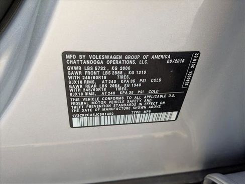Used 2018 Volkswagen Atlas SE FWD image 14