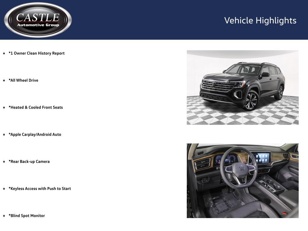 Used 2024 Volkswagen Atlas SE AWD/4WD image 4
