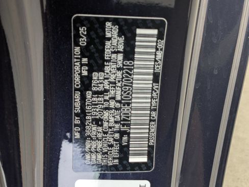 Certified 2025 Subaru BRZ Limited w/ Popular Package 2 RWD image 25