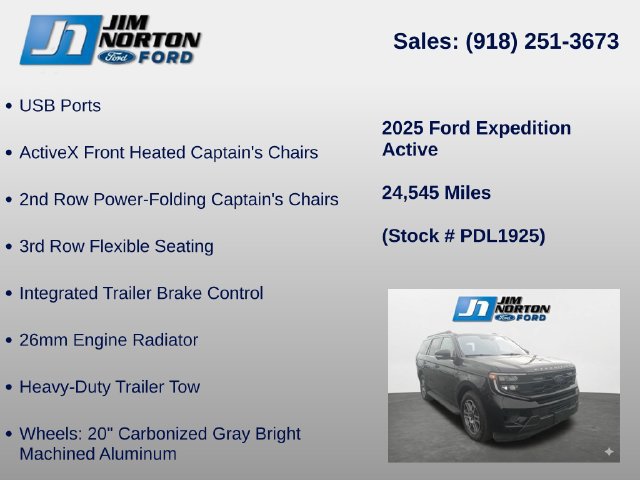 Used 2025 Ford Expedition Active AWD/4WD image 18