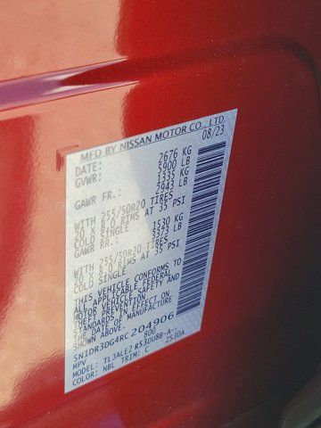 Certified 2024 Nissan Pathfinder Platinum w/ Cargo Package FWD image 32