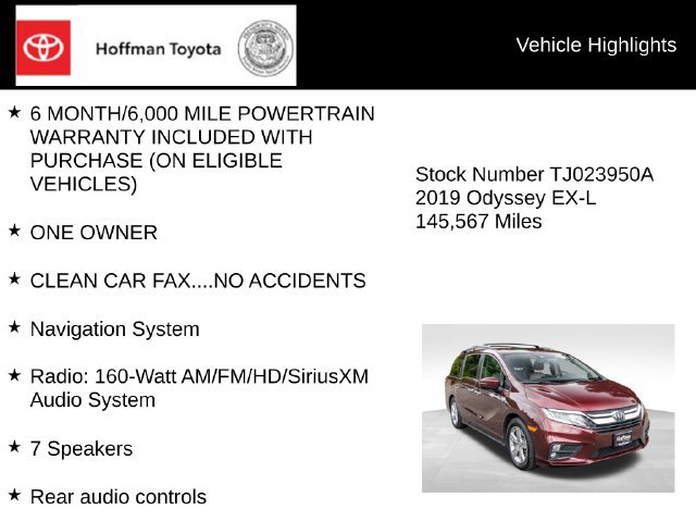 Used 2019 Honda Odyssey EX-L image 5