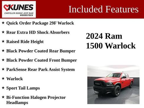 Used 2024 RAM 1500 Warlock AWD/4WD image 3