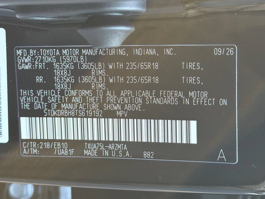 New 2026 Toyota Highlander XLE AWD/4WD image 38