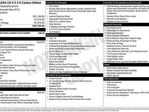 Used 2023 MAZDA CX-5 Carbon Edition image 2