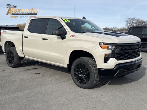 New 2026 Chevrolet Silverado 1500 Custom Trail Boss w/ Turbomax Blackout Package image 1