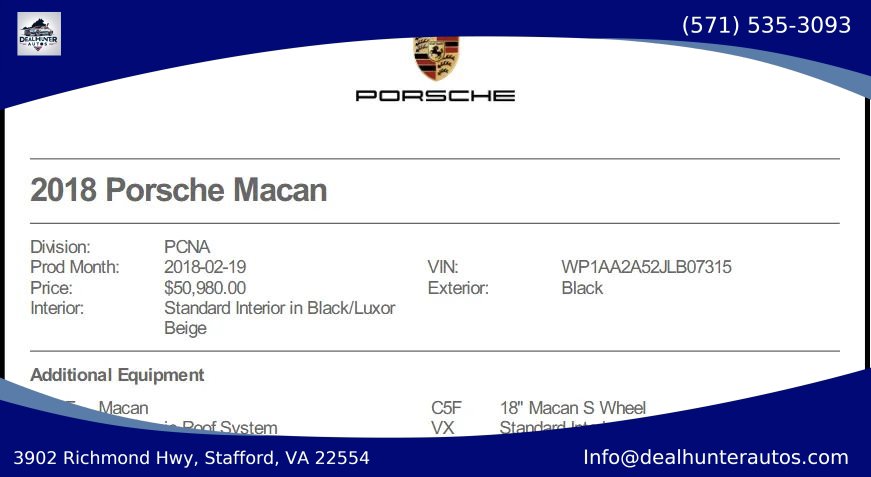 Used 2018 Porsche Macan AWD/4WD image 34