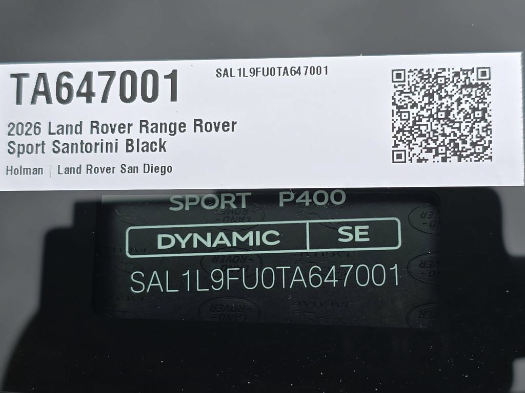 New 2026 Land Rover Range Rover Sport Dynamic SE AWD/4WD image 37