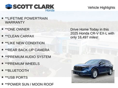 Used 2025 Honda CR-V EX-L image 11