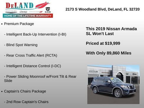 Used 2019 Nissan Armada SL w/ Premium Package RWD image 6