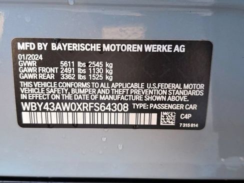 Used 2024 BMW i4 eDrive35 w/ M Sport Package RWD image 19