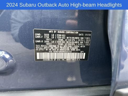 Used 2024 Subaru Outback Limited XT image 29