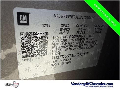 Used 2020 Chevrolet Malibu LT FWD image 29