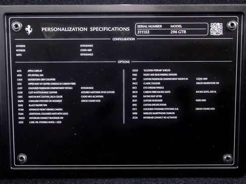 Used 2024 Ferrari 296 GTB RWD image 54