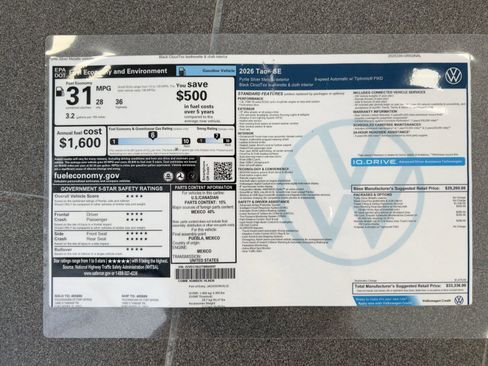 New 2026 Volkswagen Taos SE image 36