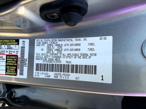 New 2026 Toyota Tundra Platinum AWD/4WD image 22