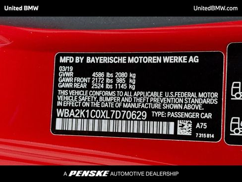 Used 2020 BMW 230i xDrive Convertible w/ M Sport Package AWD/4WD image 14