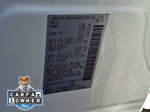Used 2024 Nissan Murano SV w/ SV Midnight Edition Package AWD/4WD image 27