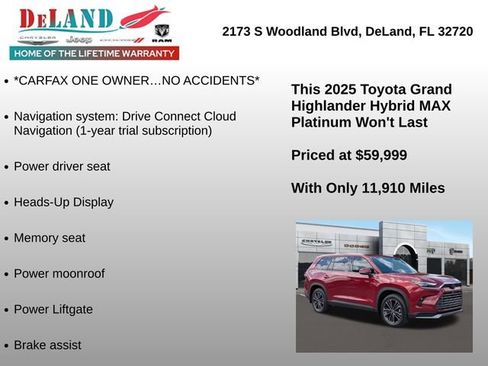 Used 2025 Toyota Grand Highlander AWD Hybrid image 6