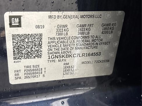 Used 2020 Chevrolet Tahoe LT AWD/4WD image 27