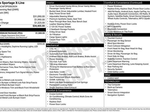 Used 2023 Kia Sportage X-Line w/ X-Line Premium Package AWD/4WD image 9