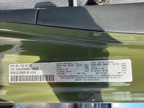 Used 2022 Jeep Wrangler Unlimited Sport S image 35