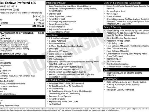 Used 2025 Buick Enclave Preferred image 13