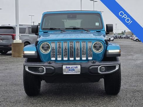 Used 2020 Jeep Wrangler Unlimited Sahara AWD/4WD image 2