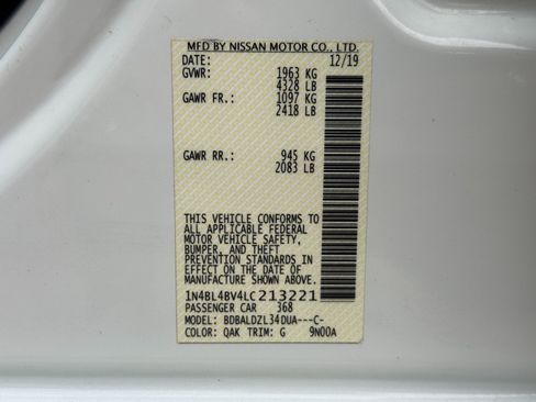 Used 2020 Nissan Altima 2.5 S FWD image 38
