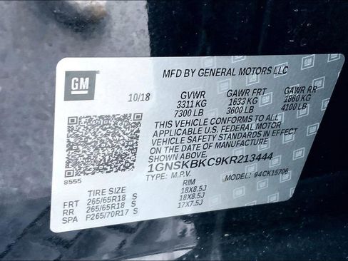 Used 2019 Chevrolet Tahoe LT w/ Z71 Midnight Edition image 14