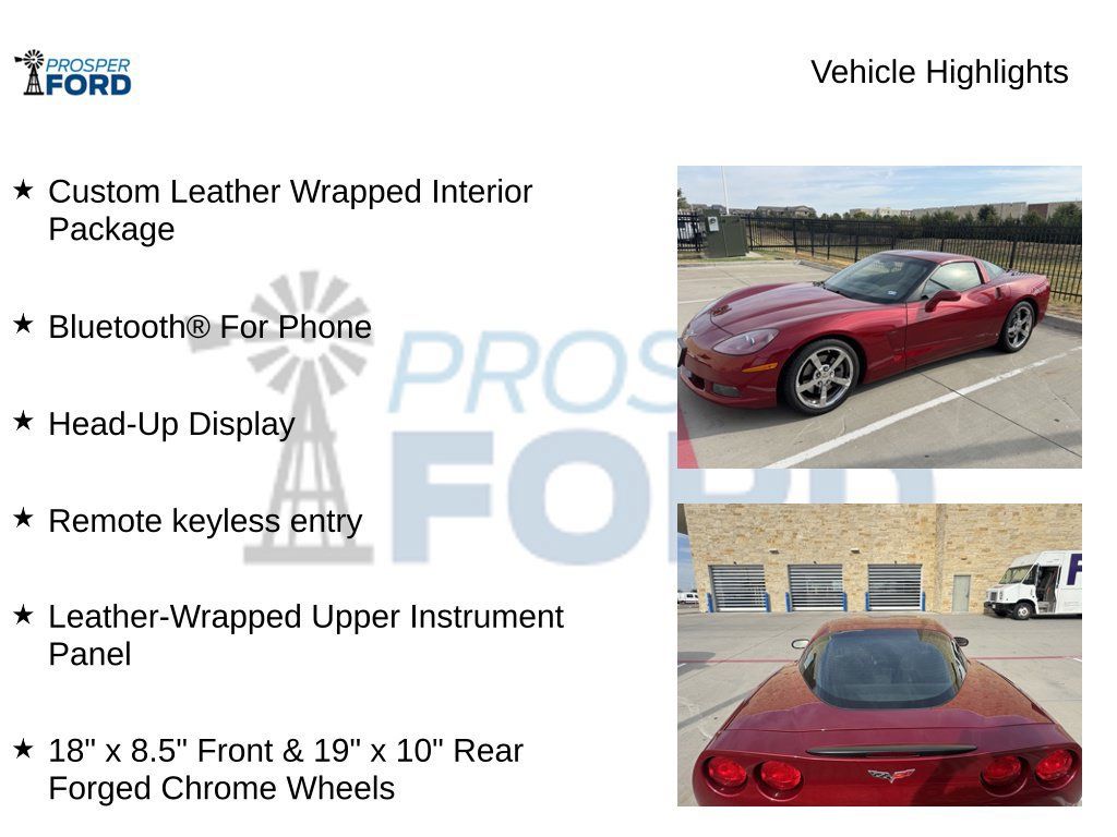 Used 2009 Chevrolet Corvette Coupe w/ Preferred Equipment Group RWD image 5