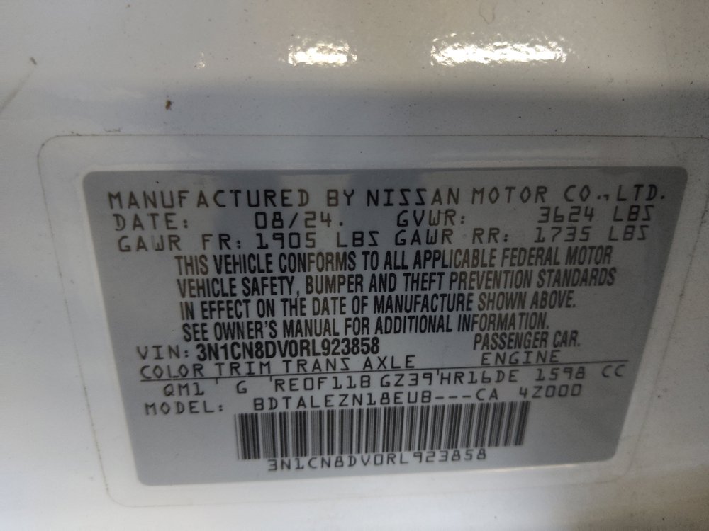 Used 2024 Nissan Versa S w/ Trunk Package FWD image 33