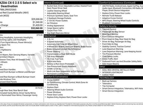 Used 2024 MAZDA CX-5 AWD 2.5 S w/ Select Package image 24