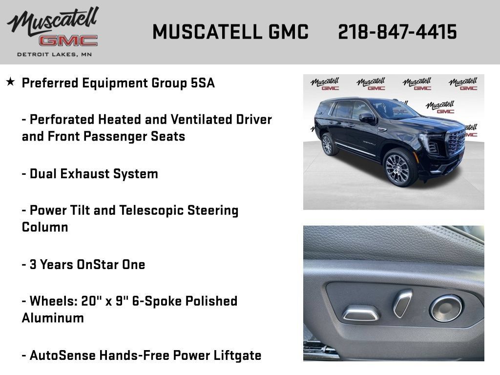 Used 2026 GMC Yukon Denali w/ Sun & Power Step Package AWD/4WD image 12