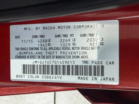 Used 2016 MAZDA MAZDA6 Sport FWD image 34