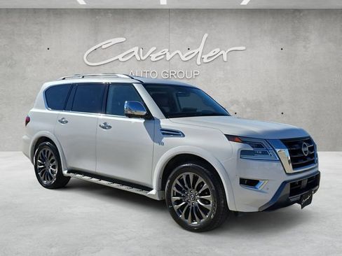 Used 2021 Nissan Armada Platinum w/ Captain's Chairs Package image 2