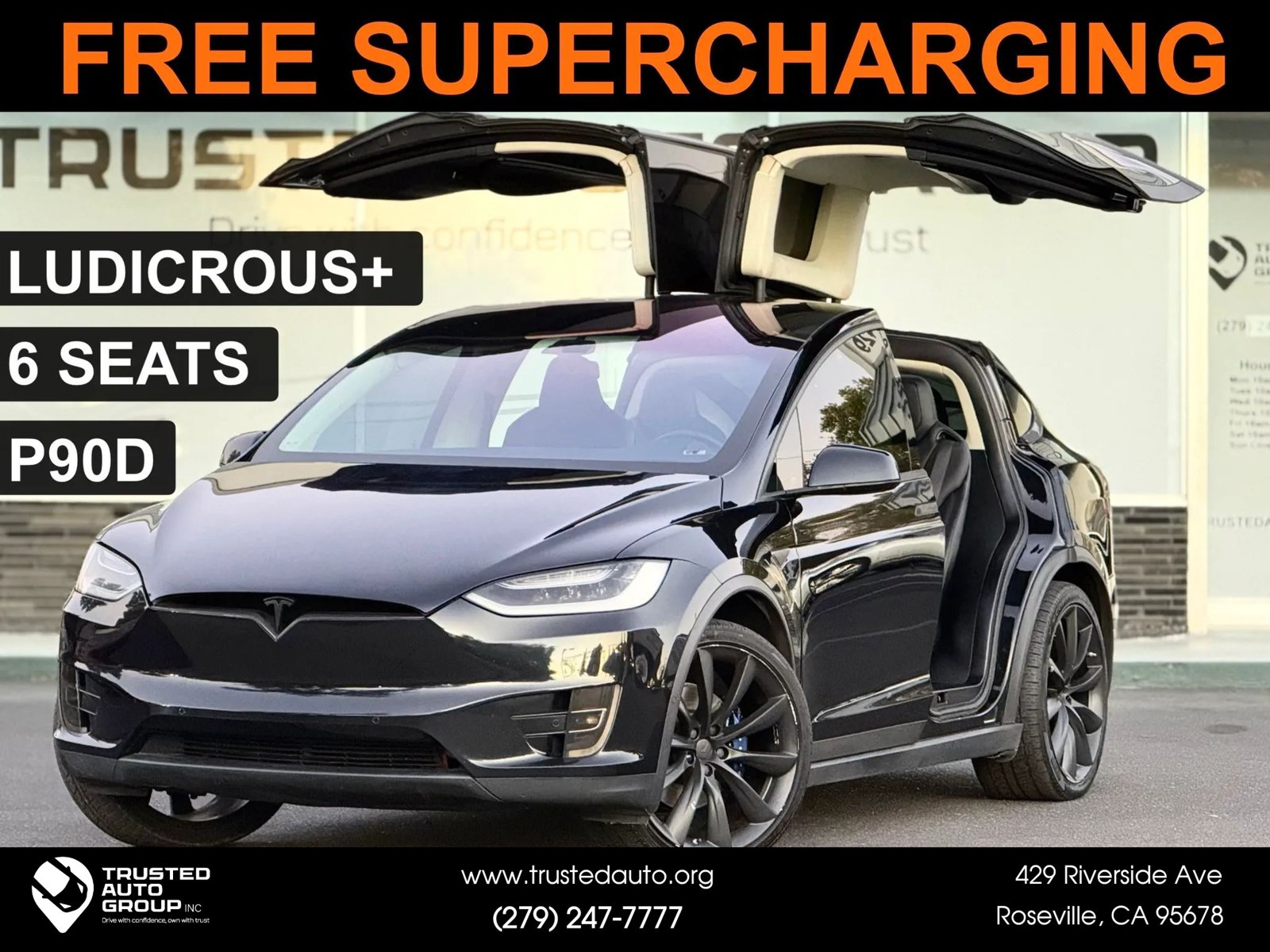 Used 2016 Tesla Model X Performance AWD/4WD image 1
