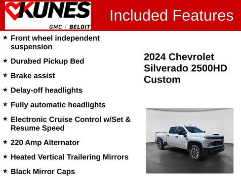 Used 2024 Chevrolet Silverado 2500 Custom AWD/4WD image 3