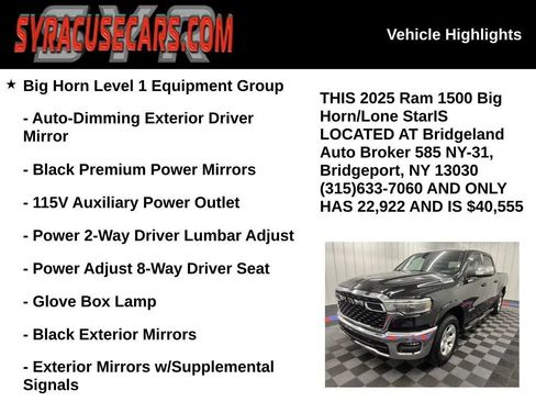 Used 2025 RAM 1500 Big Horn AWD/4WD image 6