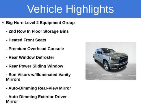 Used 2025 RAM 1500 Big Horn AWD/4WD image 3