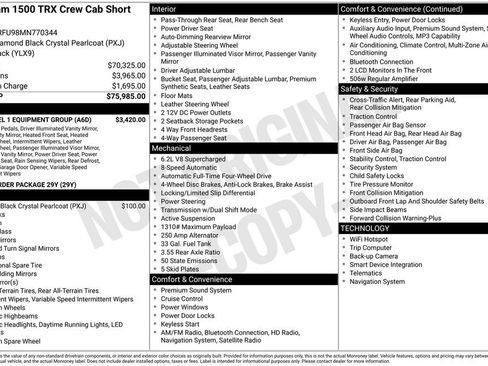 Used 2021 RAM 1500 TRX w/ TRX Level 1 Equipment Group image 18
