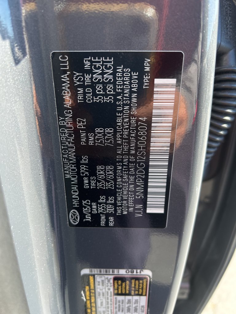 Used 2025 Hyundai Santa Fe SEL AWD/4WD image 3