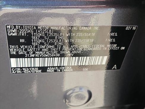 Used 2016 Toyota RAV4 SE w/ Advanced Technology Package FWD image 29