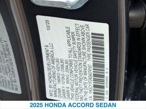 Used 2025 Honda Accord LX image 26