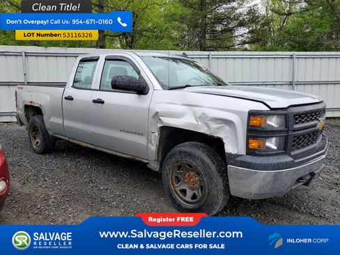 Used 2015 Chevrolet Silverado 1500 W/T w/ Chrome Bumper Package AWD/4WD image 5