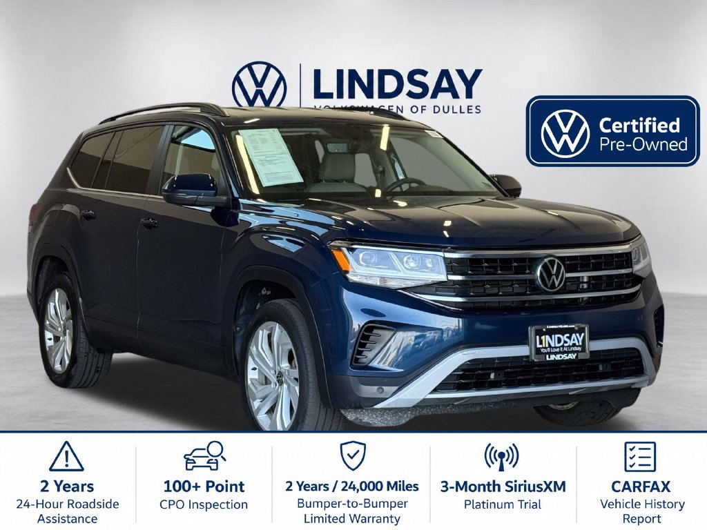 Used 2022 Volkswagen Atlas SE AWD/4WD image 1