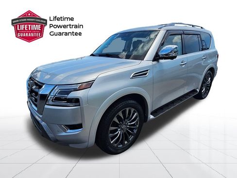 Used 2023 Nissan Armada Platinum w/ Captain's Chairs Package AWD/4WD image 1