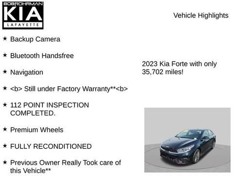 Used 2023 Kia Forte GT-Line w/ GT-Line Technology Package FWD image 7