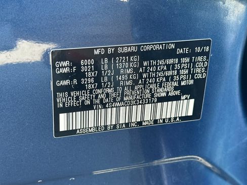 Used 2019 Subaru Ascent Premium w/ Popular Package #2A image 38